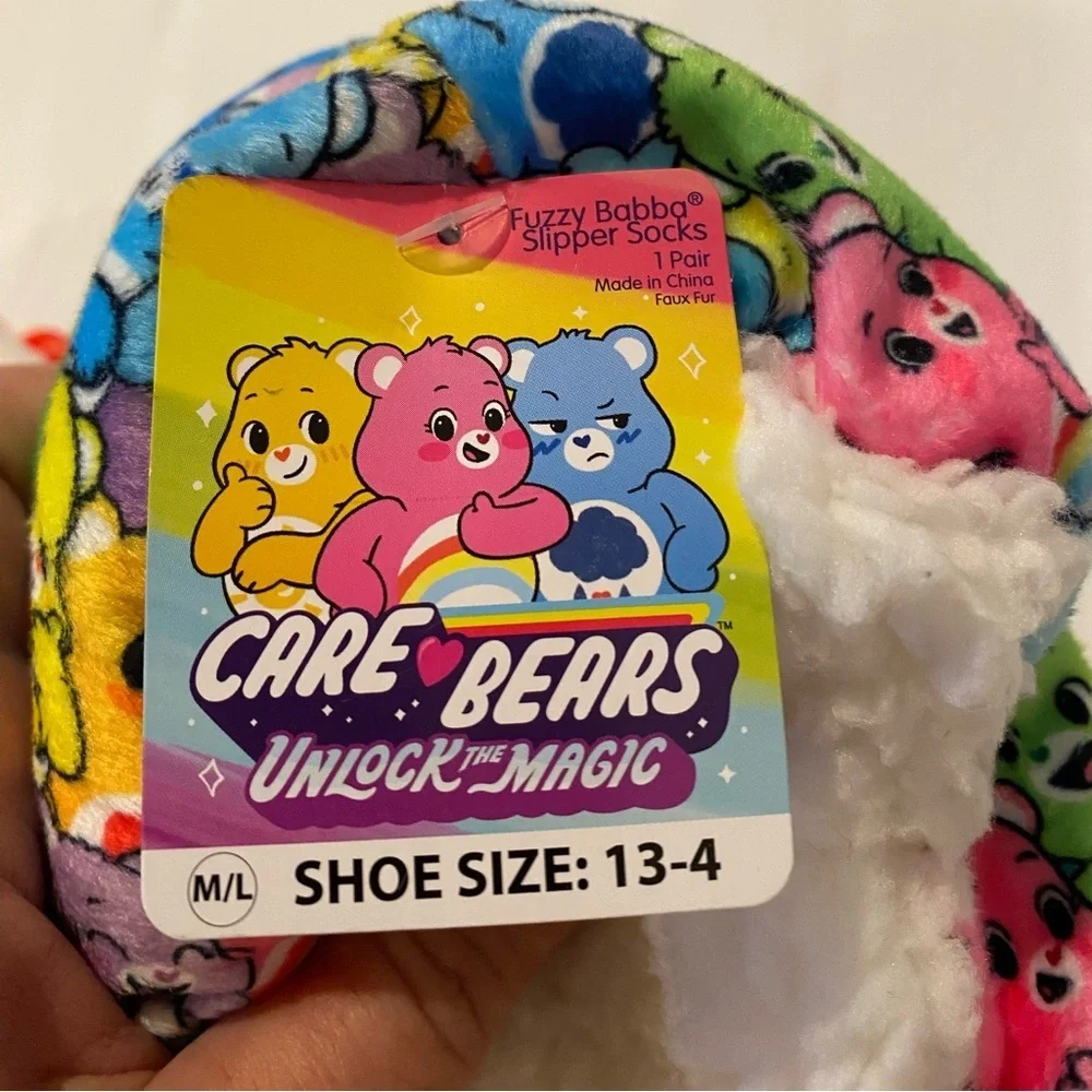 Slipper Socks Care Bears & Hello Kitty set (2 pair)